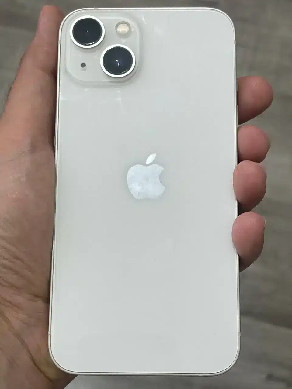 گوشی اپل iPhone 13 CH دو سیم رجیستر شده باتری 100 (استوک جعبه اصلی) | حافظه 128 گیگابایت سفید